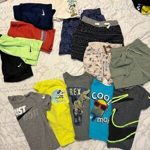 2T Toddler boy summer bundle of t shirts and shorts